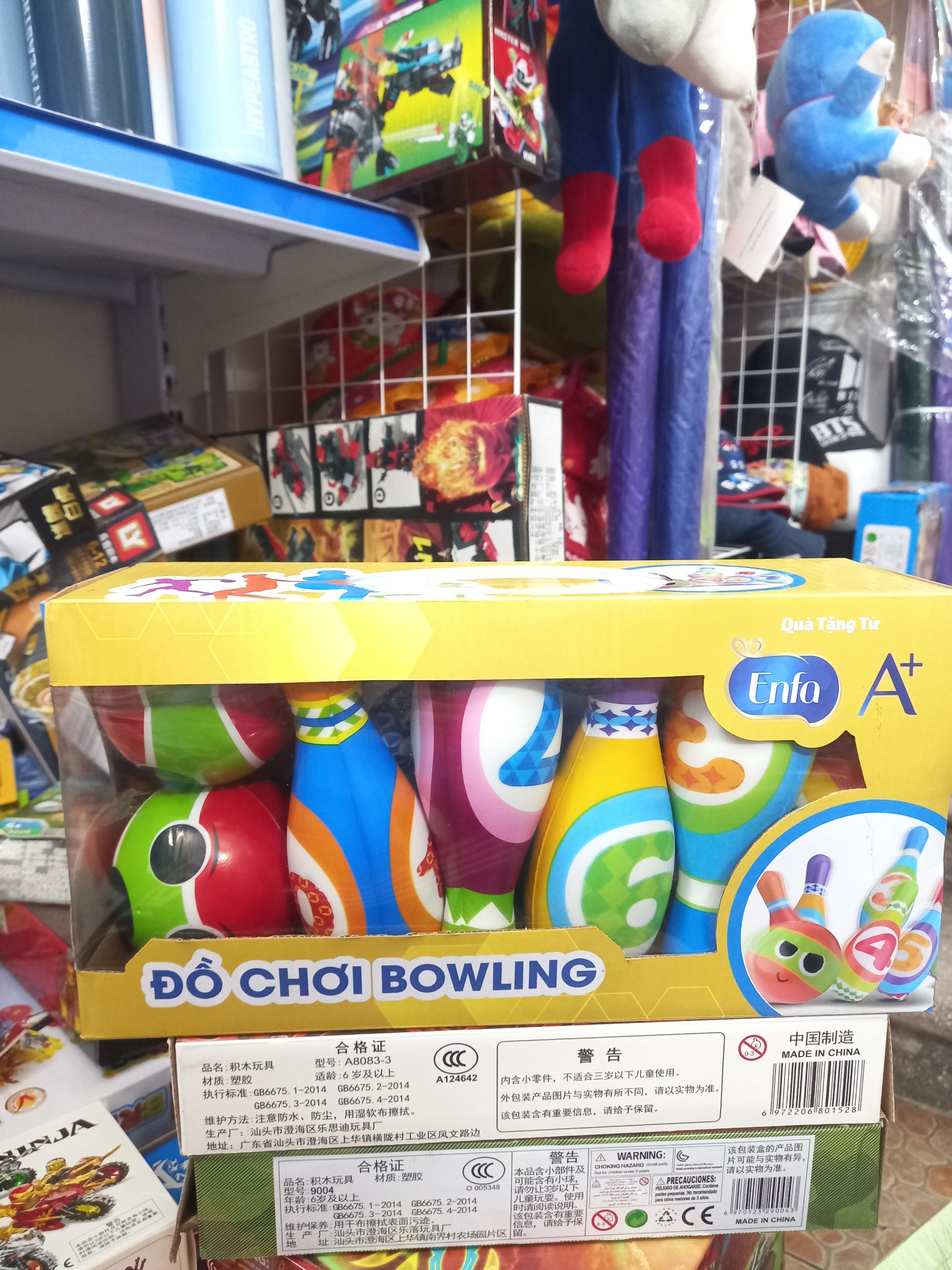 đồ chơiTrò chơi bowling trong nhà cho cha mẹ và con