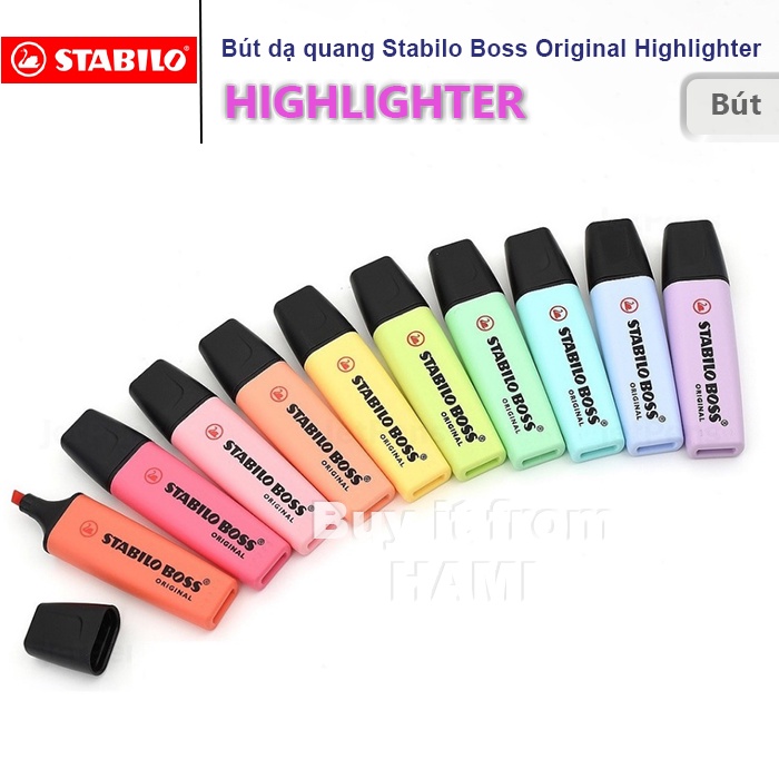 Bút dạ quang Stabilo Boss Original Highlighter - Pastel Colors