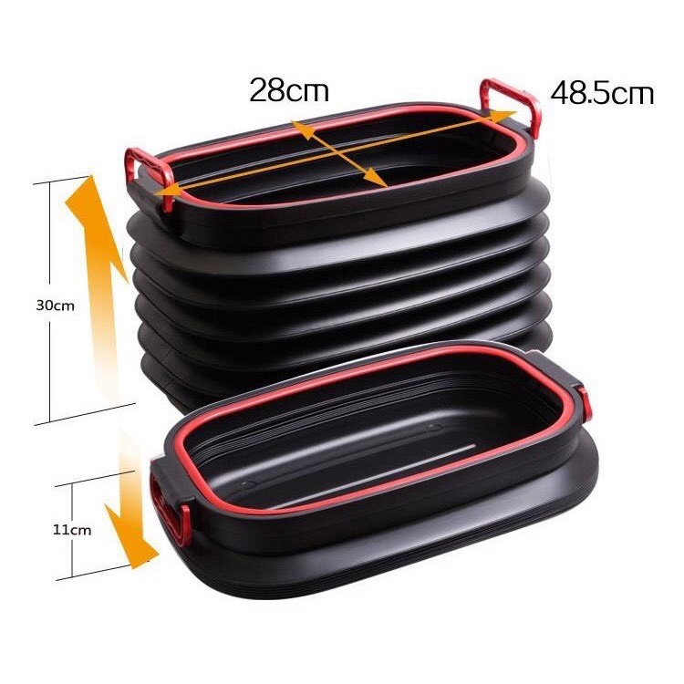 Thùng đựng đồ co giãn đa năng - thùng đựng đồ trên ô tô, xe khách, xe tải dung tích 40 lít