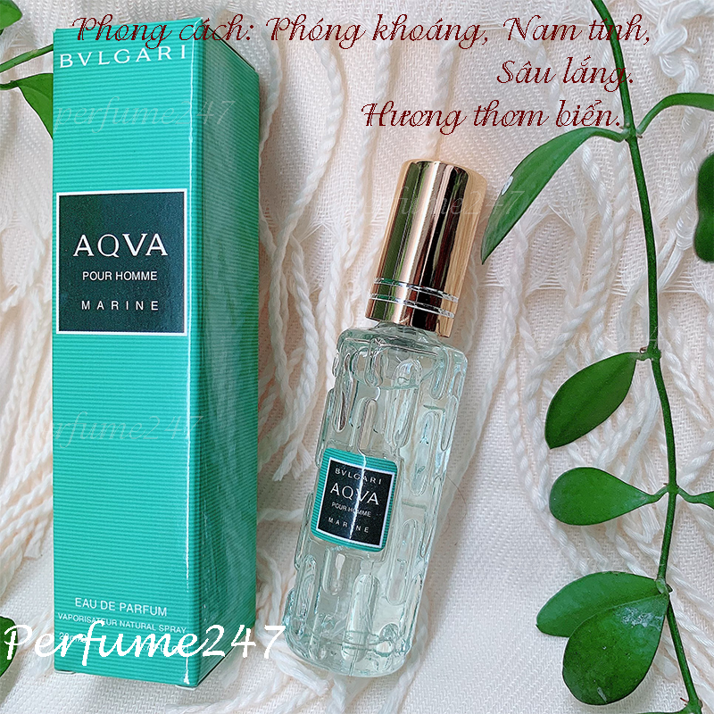 [HCM]COMBO 2 CHAI NƯỚC HOA NAM MINI AQUA 20ML