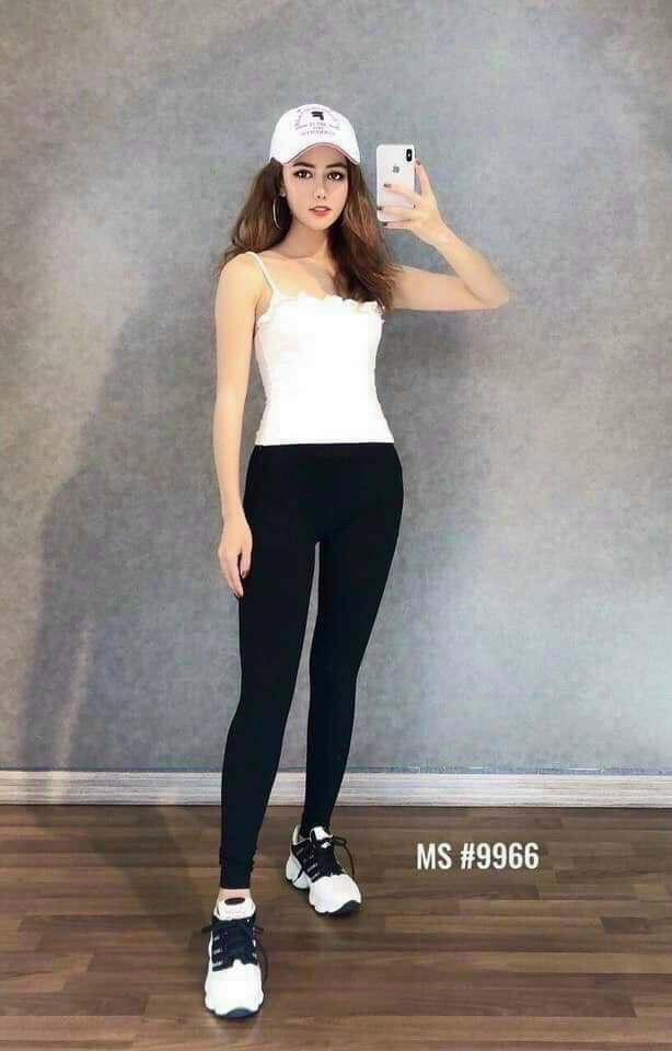 Quần legging dài 9966 ôm dáng nâng mông siêu co giãn