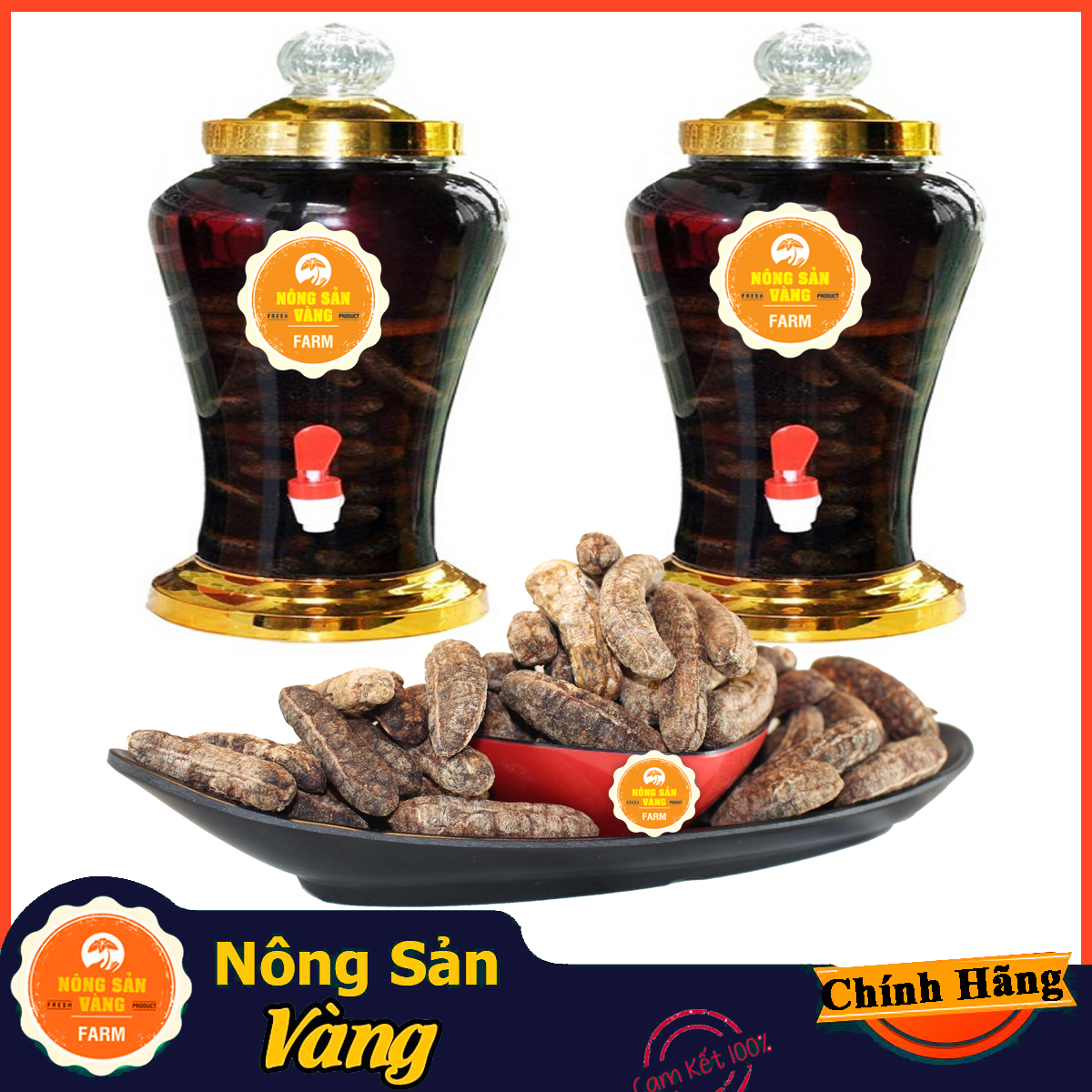[HCM]Chuối Hột Rừng Chín 2kg - Nông Sản Vàng
