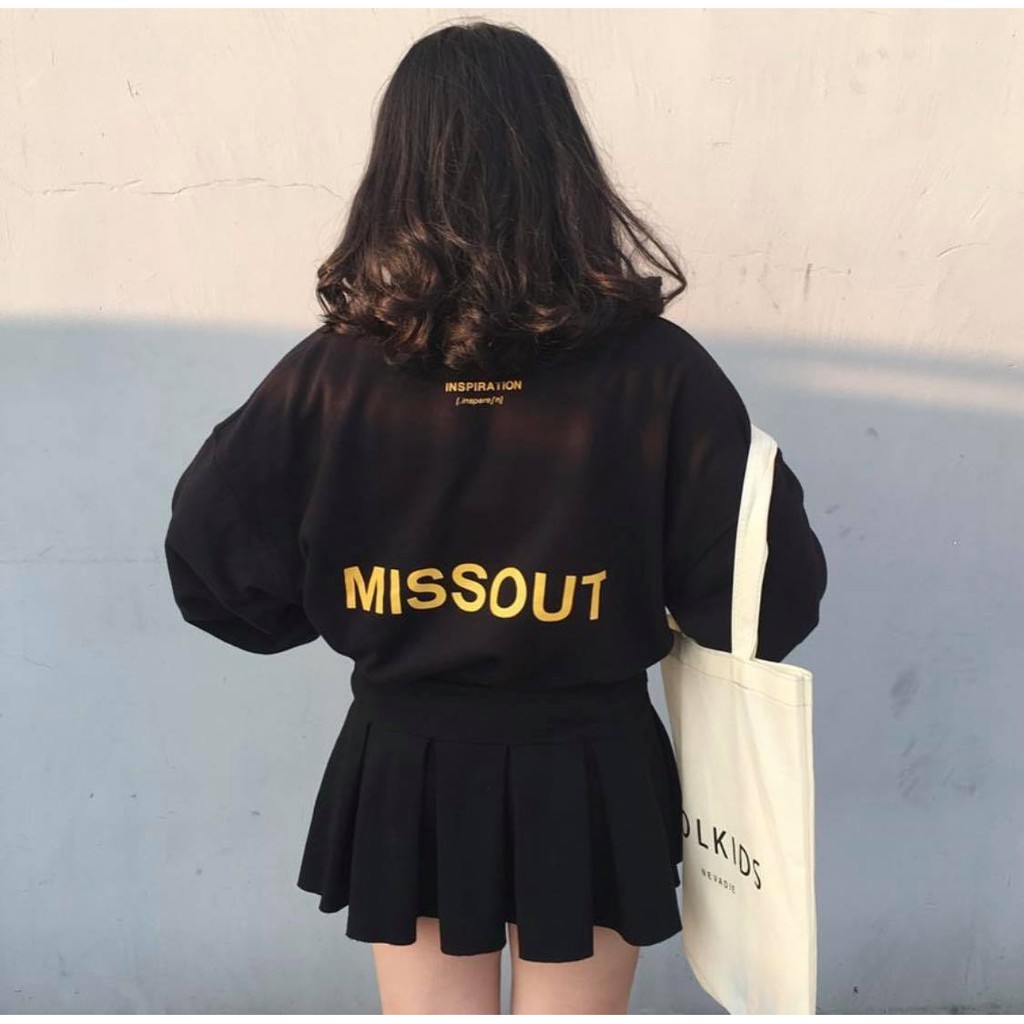 [HCM]Áo Sweater MISSOUT Basic Xịn Sò