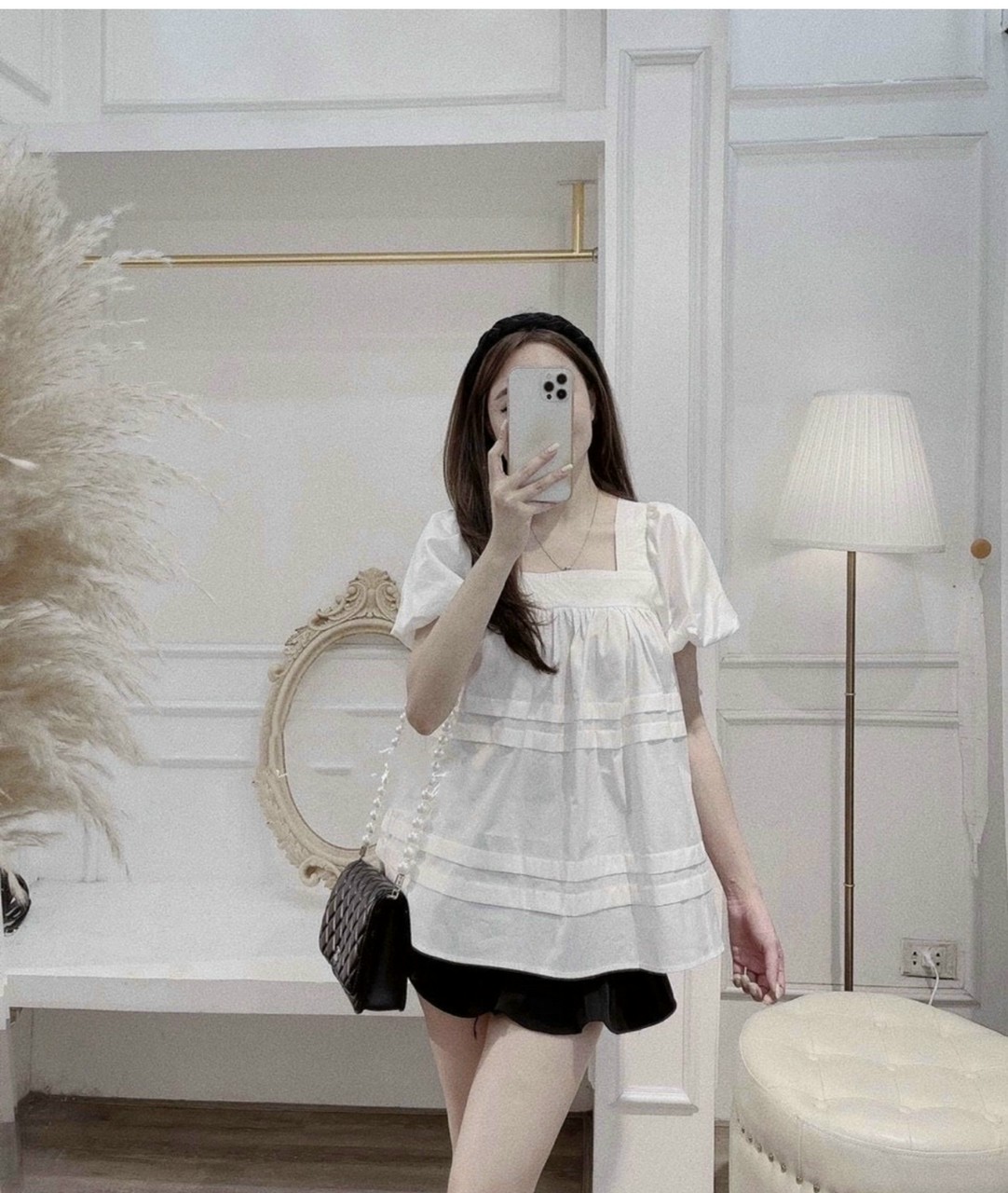 Áo Bầu thời trang-áo bầu dễ thương chất đũi hàn freesize cho mẹ bầu tới 70kg