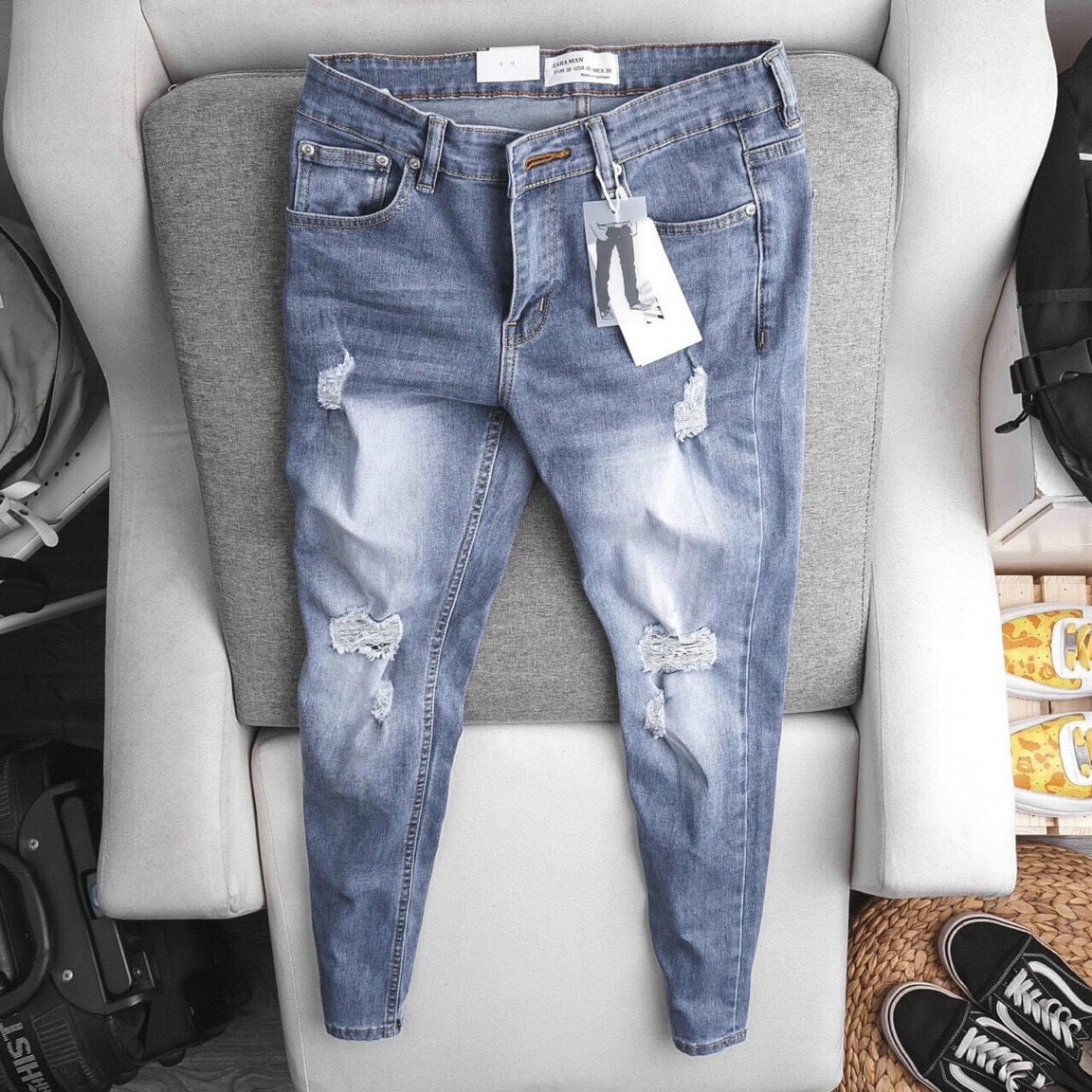 [HCM]quần jean nam chất bò co giãn 4 chiều cao cấp phong cách trẻ trung hàng bao đẹp thời trang Binstore94 ks275