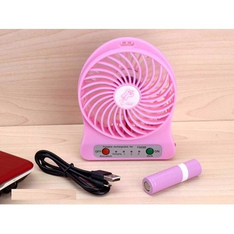 Quạt Mini Siêu Tốc 3 Cấp Độ Gió, Quạt cầm tay du lịch
