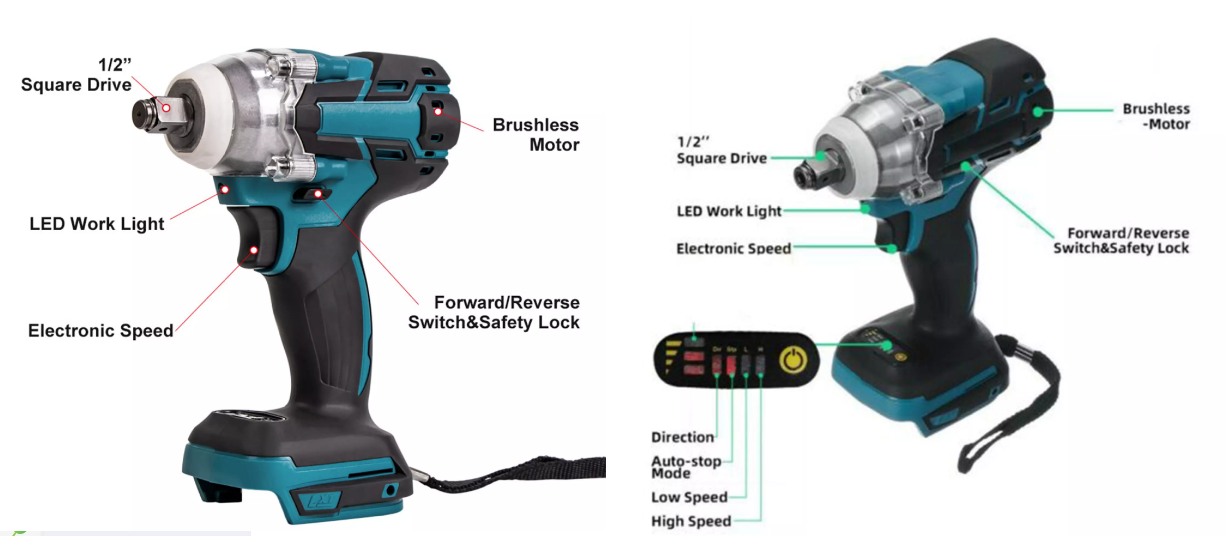 THÂN  MÁY SIẾT BULONG MAKITA 188V