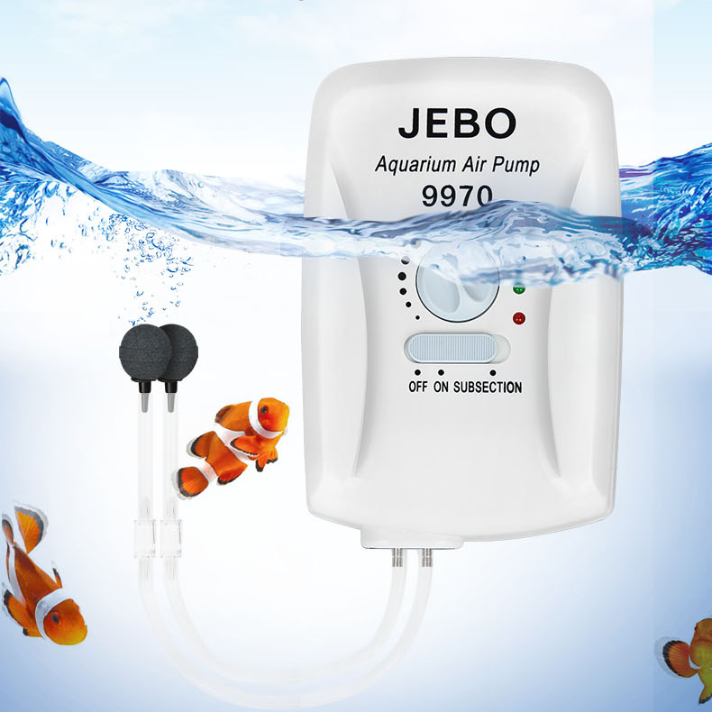 Máy Sủi Oxy Bình Tích Điện JEBO 9970 CAO CẤP - Dùng Đc Khi Cúp Điện - Hàng Công Ty