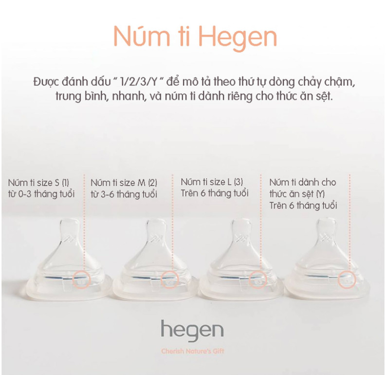 Núm ti Hegen - Hàng chính hãng