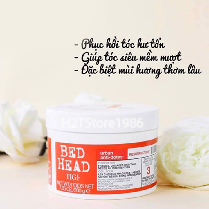Ủ Tóc Tigi Đỏ Bed Head Phục Hồi Tóc Hư Tổn Cấp Độ 3 [Hàng Mỹ]