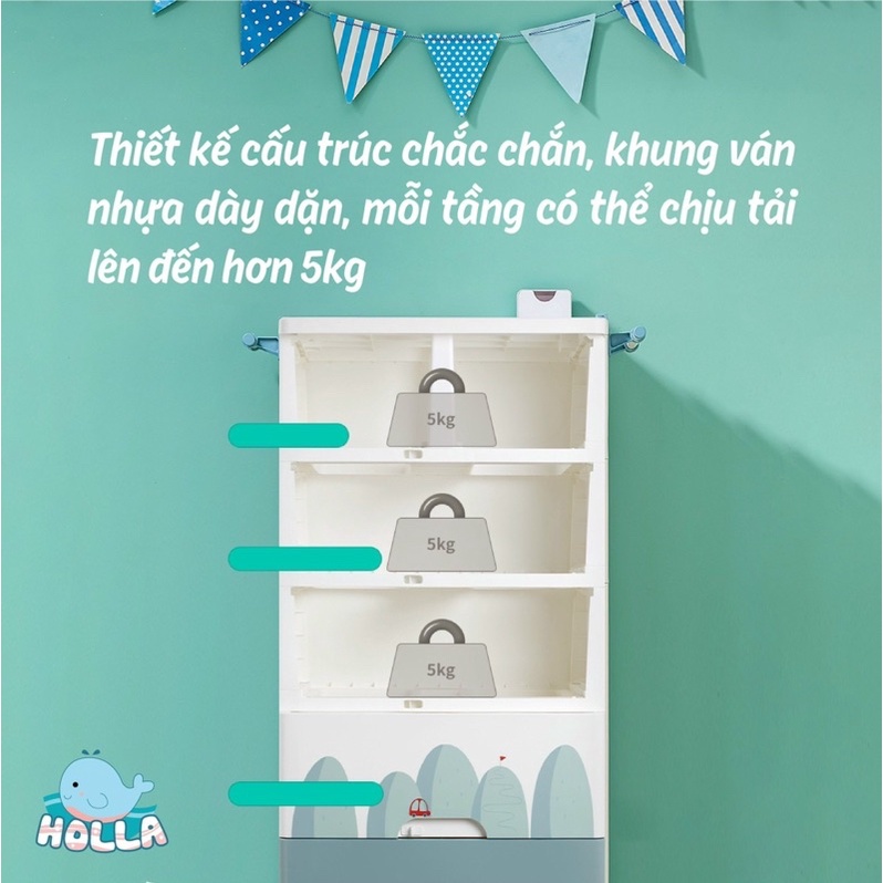 Tủ ngăn kéo 5 tầng Holla HL-09135