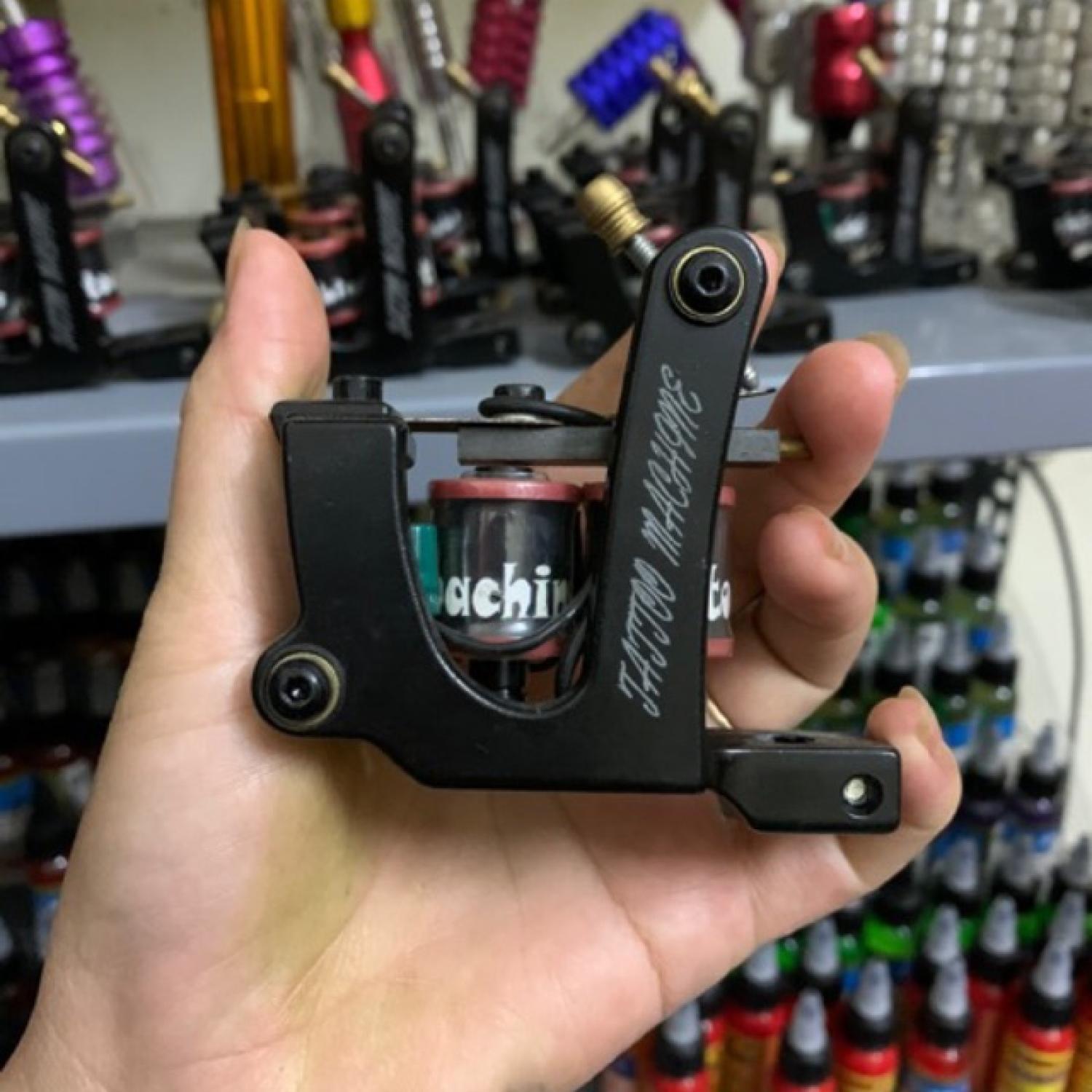 Máy xăm Trυng Cấp Tattoo Machine đánh bóng