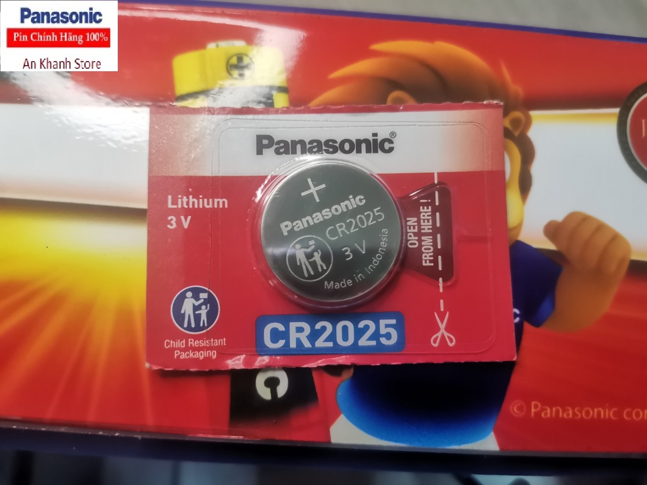 Pin Điều Khiển ô tô cr2025 Panasonic