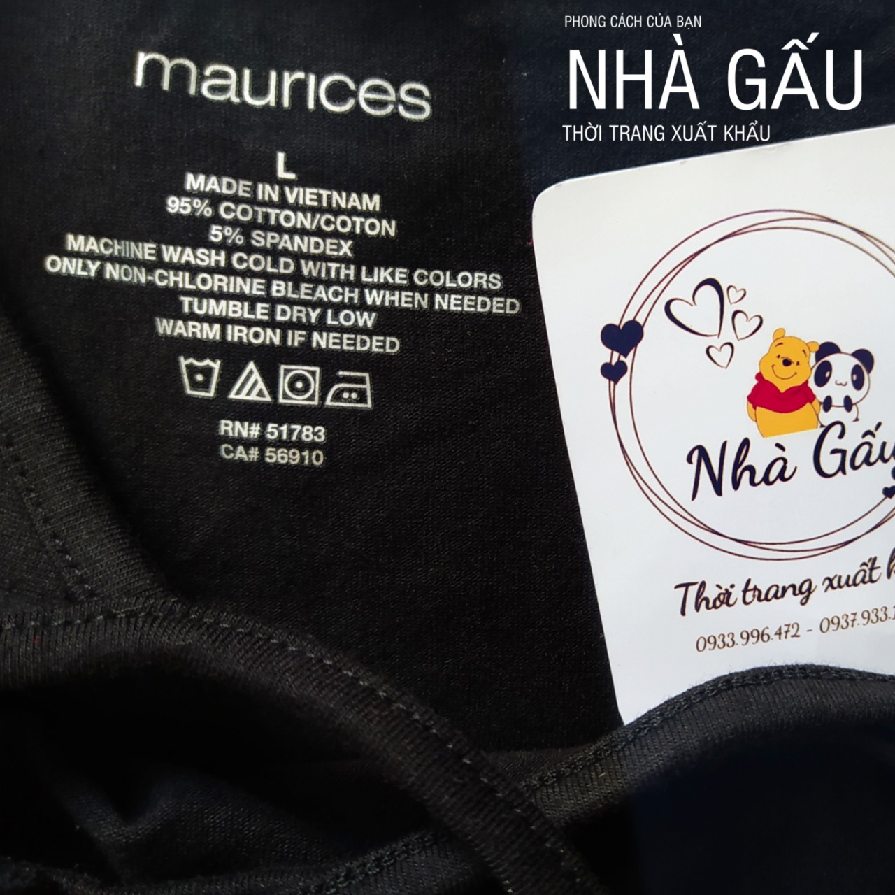 Áo big size nữ maurices BWMN1117