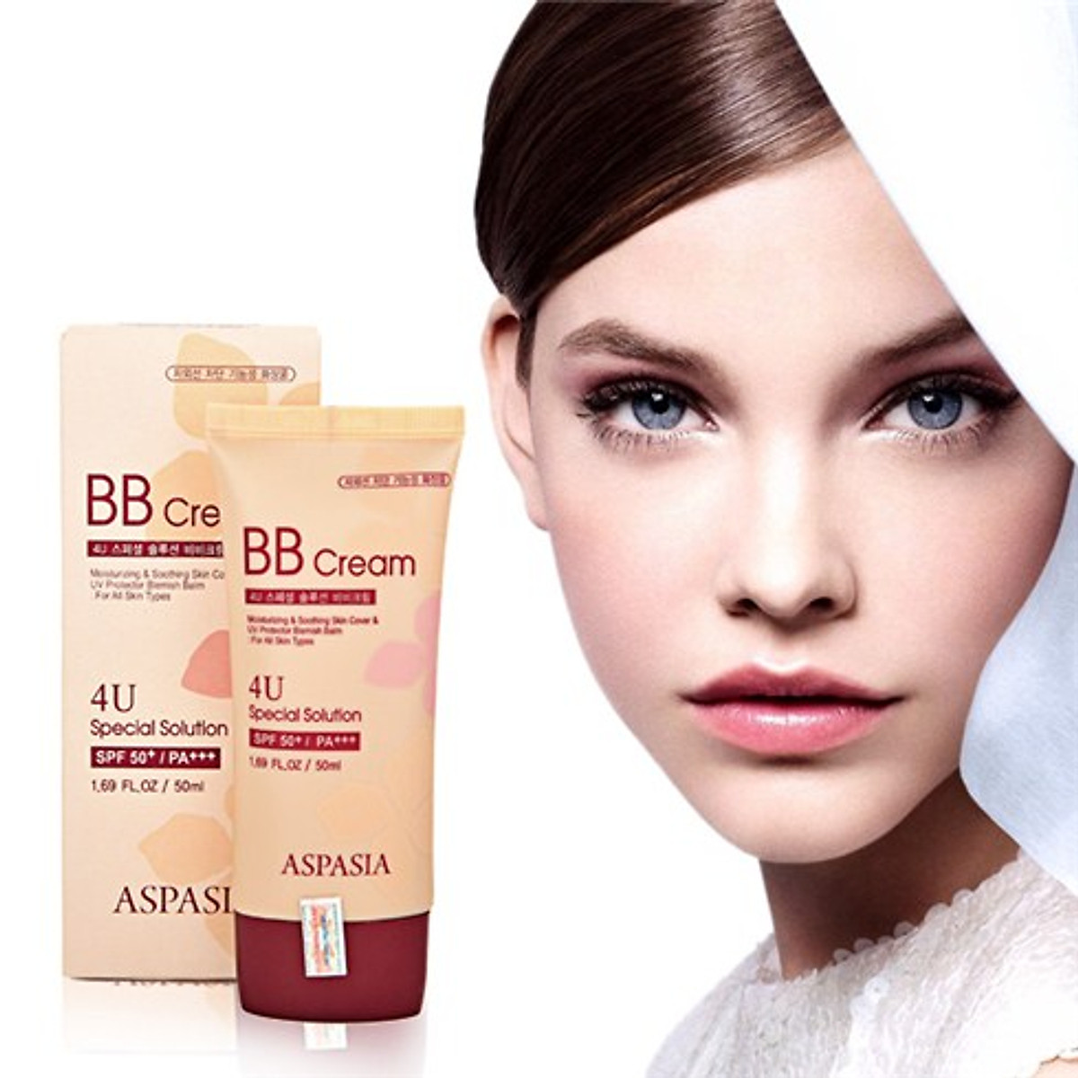 Kem nền Aspasia BB Cream 4U Special Solution SPF50 Pa+++ 50ml