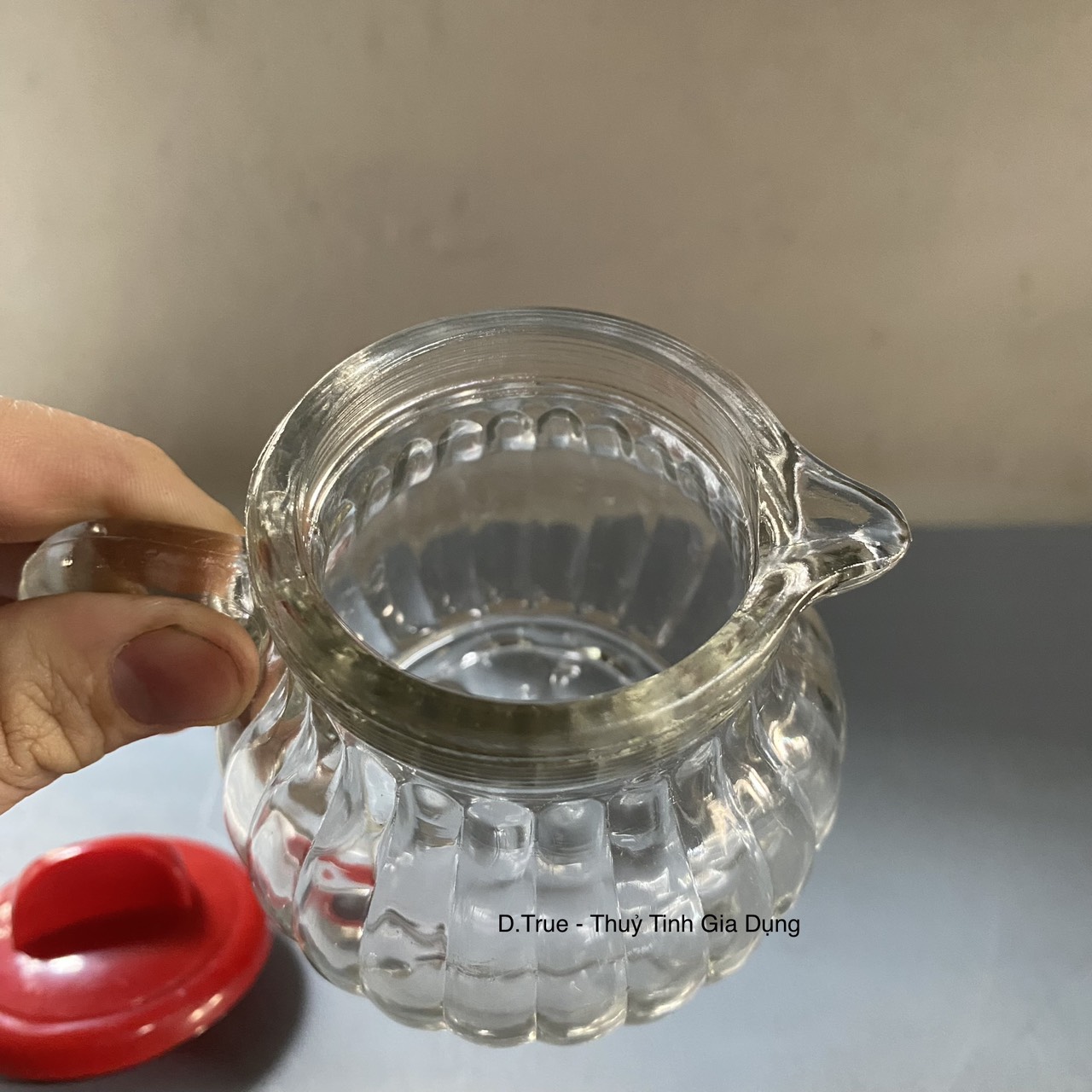 Bình Thủy Tinh Chiết Rót Nước Mắm/Nước Tương 200ML