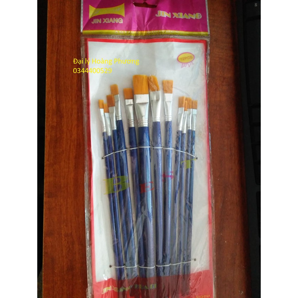 Cọ Vẽ Bộ, Vỉ Bút Sơn 12 C