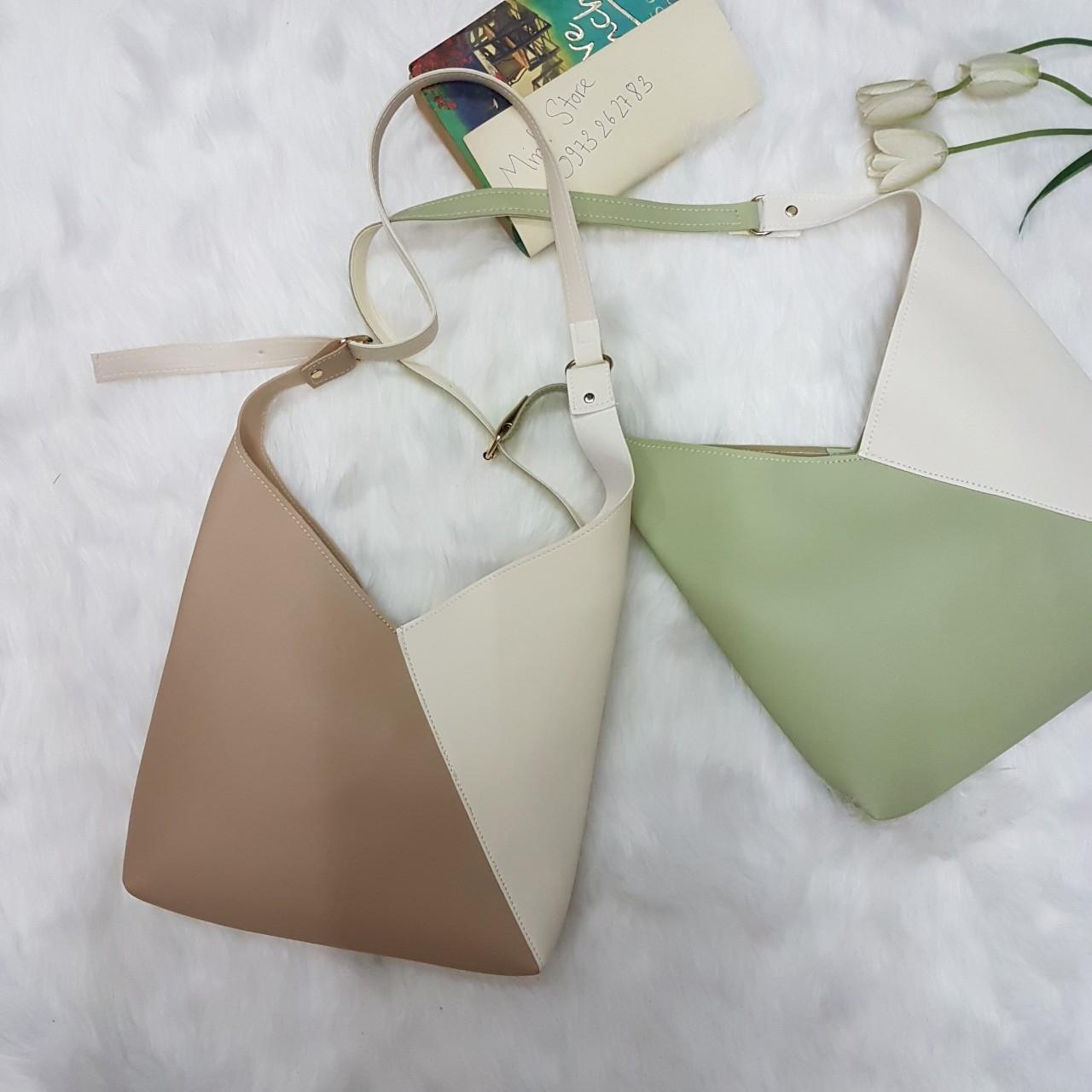 Túi da Cut - Out Bag phong cách Hàn trẻ trung