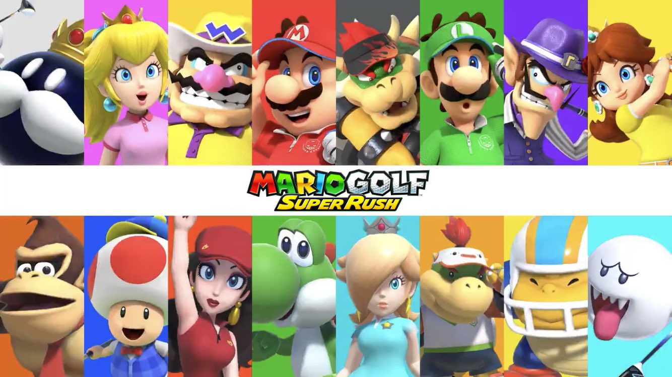 Đĩa Game Nintendo Switch : Mario Golf : Super Rush EU