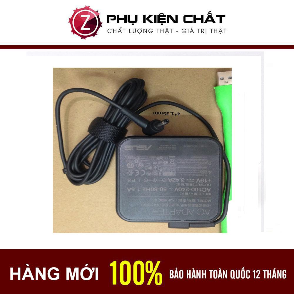Sạc cho laptop asus 19v 3.42a 65w vuông chân nhỏ 4.0x1.35mm