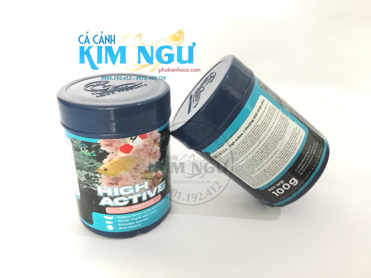 Khoáng Chất Thiết Yếu Cho Hồ Cá Cảnh HIGH ACTIVE ( THAI MINERAL)