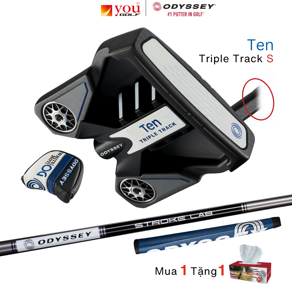 Gậy putter odyssey ten triple track s 33 inch và 34 inch - gậy golf new