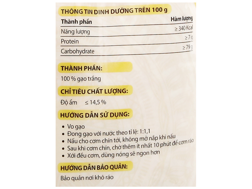 [5KG] Gạo Neptune Thơm Thượng Hạng