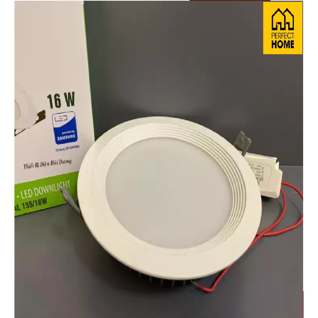 Đèn Led Downlight Âm Trần Rạng Đông  D At04L 155/16W-Ss As Trắng