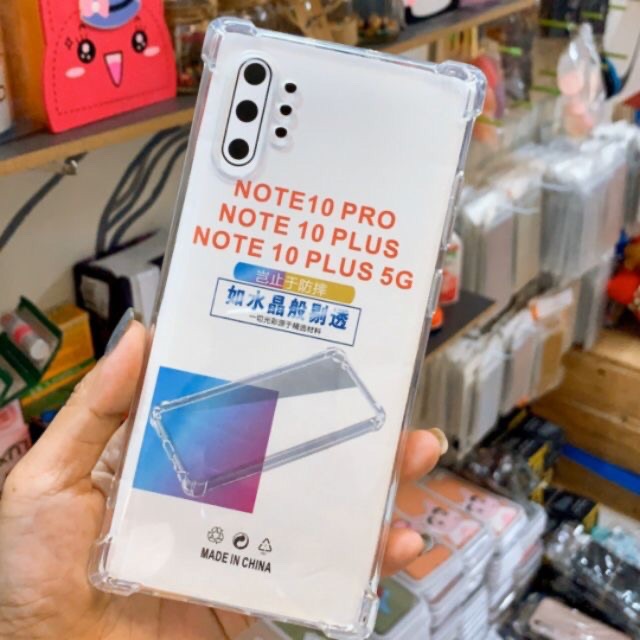 Ốp lưng samsung note 10 plus / note 10 pro chống sốc 4 góc hiệu quả
