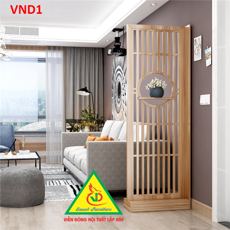 Vách ngăn tủ kệ VND1- Nội thất lắp ráp