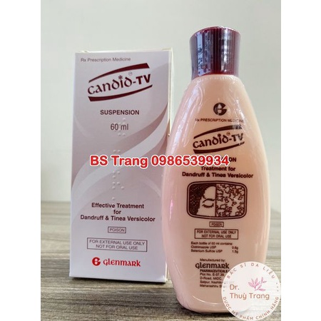 [CHÍNH HÃNG] Candid 60ml nấm da, nấm đầu