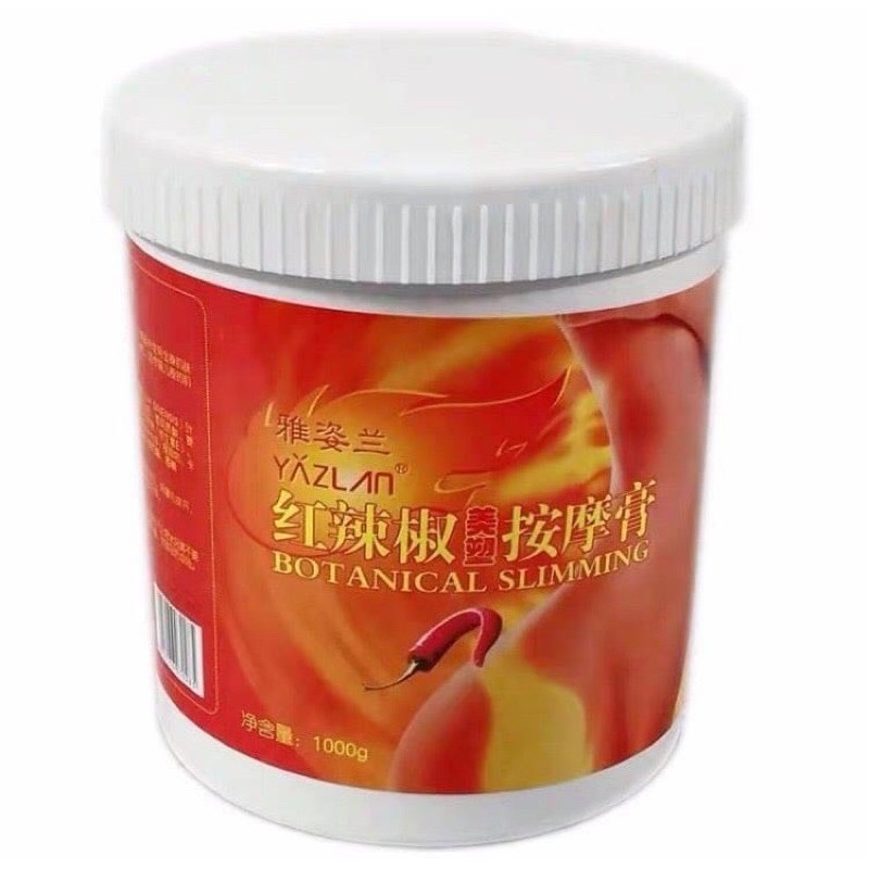 Kem tan mỡ gừng, ớt 1000g