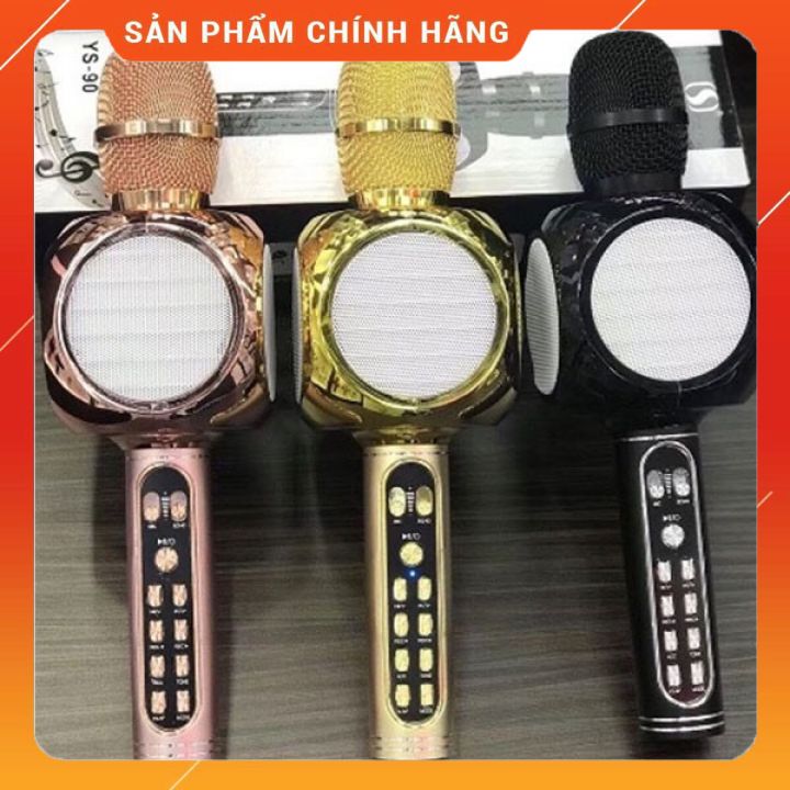 MIC KARAOKE BLUETOOTH YS – 90 – ÂM THANH MẠNH MẼ