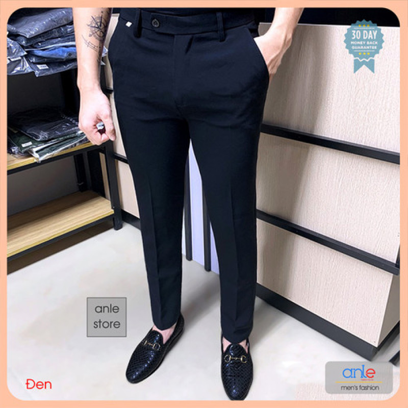 Quần tây nam SlimFit ống côn Hàn Quốc - Quần âu nam Co dãn Chống nhăn giữ form - Gà Trống Menwears