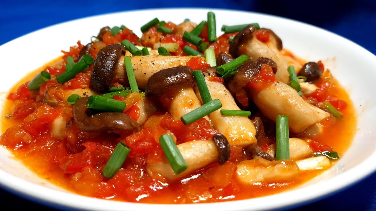 [HCM]Nấm chay tiêu đen sốt cà chua