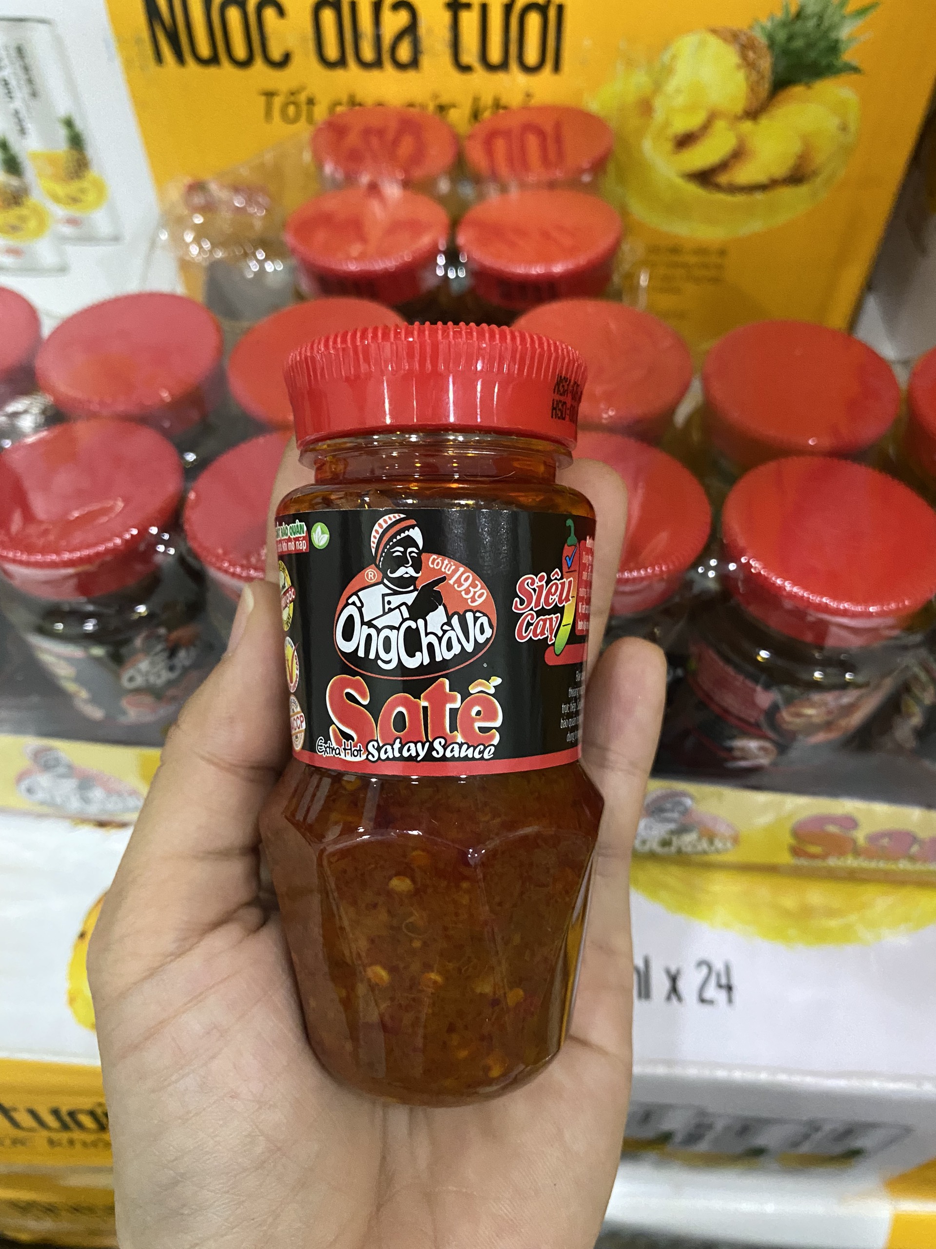 [HCM]SA TẾ SIÊU CAY ÔNG CHÀ VÀ HỦ 90GR
