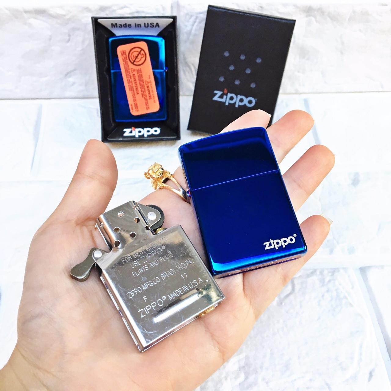 [HCM]Zippo Khắc Laze Logo Quân - Đội Xanh