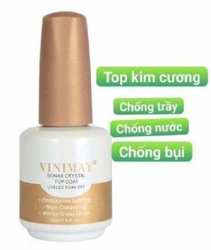 [HCM]Top bóng kim cương Vinimay - Top coat mới chống nước bền hơn 35 ngày