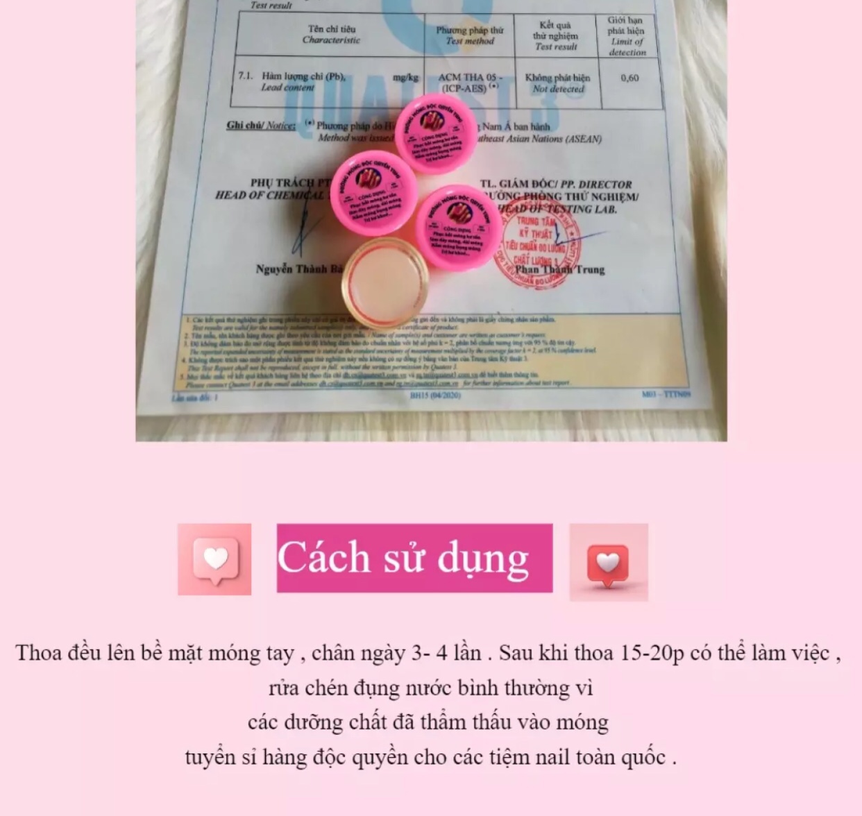 combo 2 hũ dưỡng móng tay độc quyền- dưỡng dài móng,cứng móng