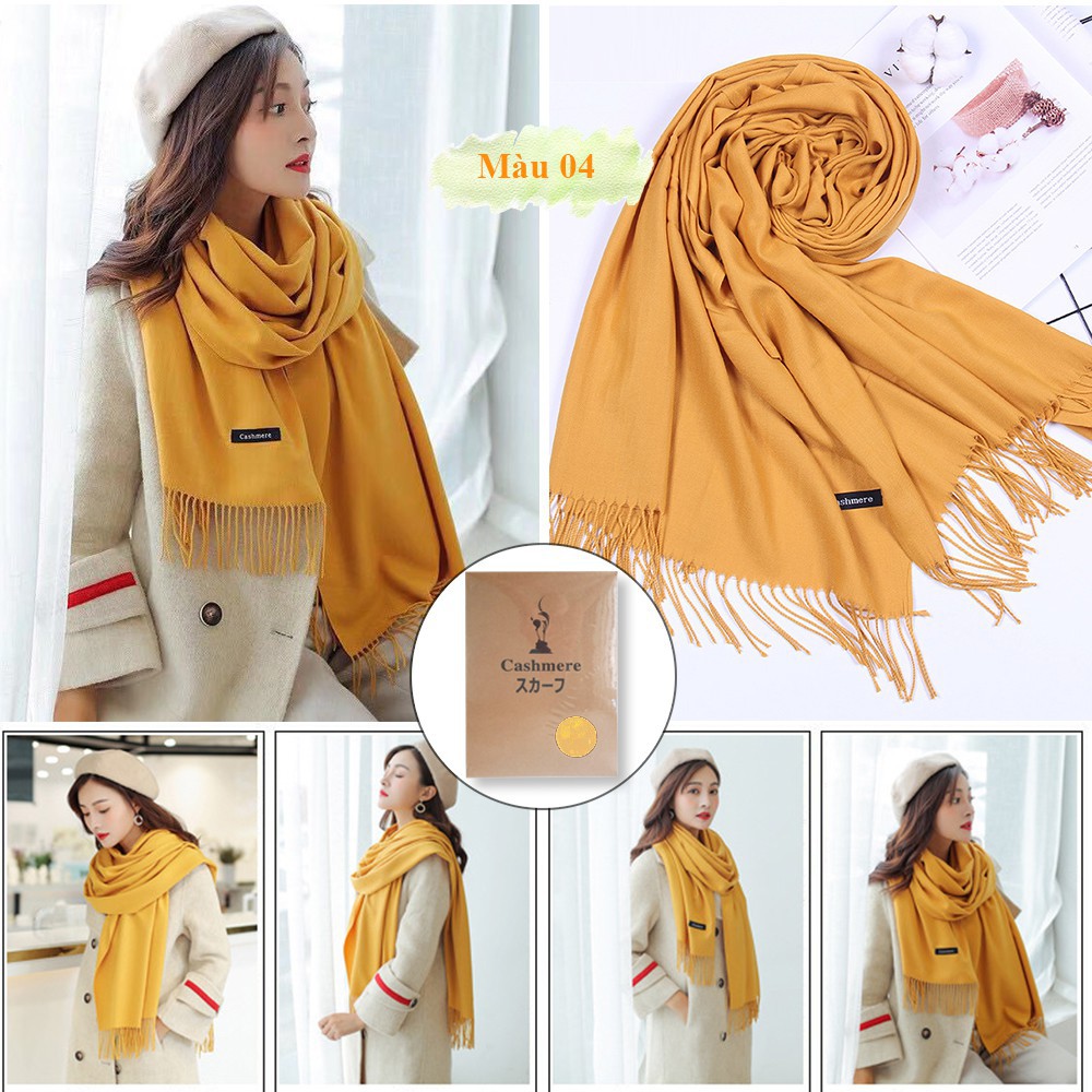 Khăn cashmere, khăn choàng xuất Nhật