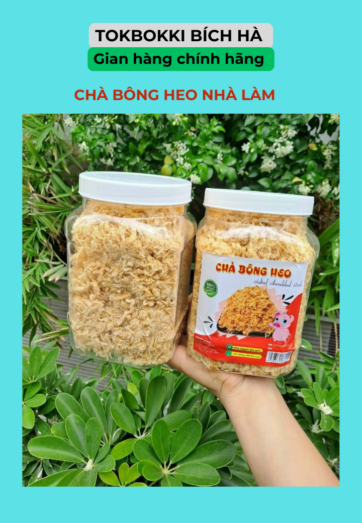 1kg Chà Bông Heo xù nhà làm thơm ngon