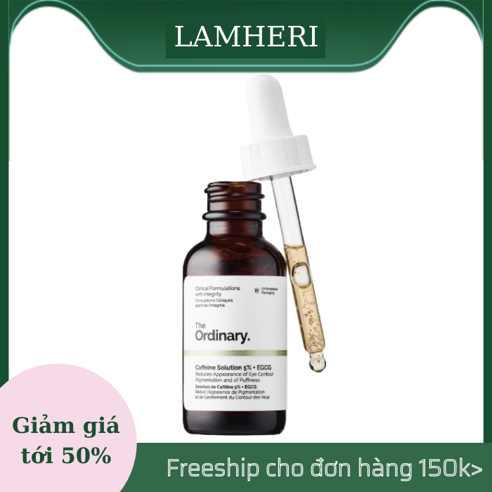 Serum Dưỡng Mắt Caffeine Solution 5% + EGCG - The Ordinary 30ml