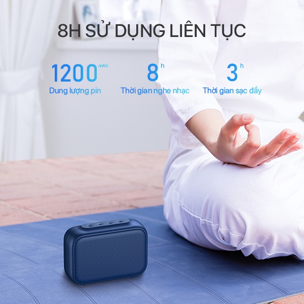 Loa Bluetooth Mini ROBOT RB100/RB110/VIVAN VS1 - Công Suất 5W - Bluetooth 5.0 - 3 Hình Thức Kết Nối - Nghe Nhạc Đến 8H