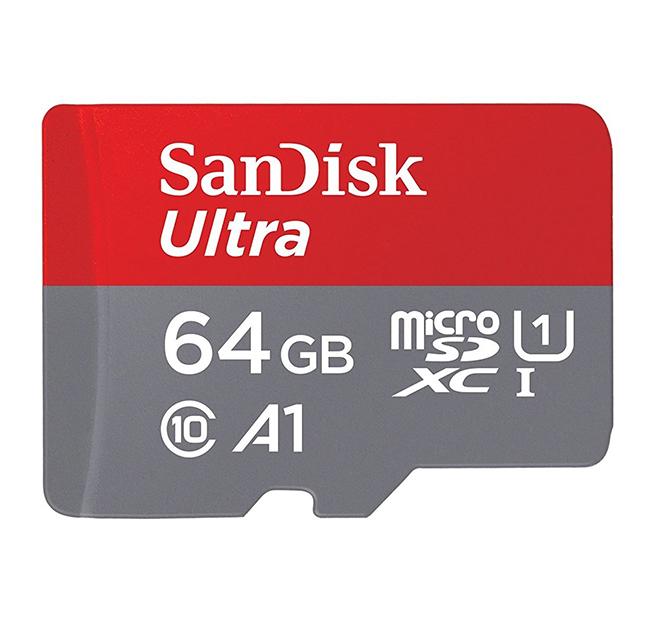 Thẻ nhớ micro SD sandisk Ultra A1 64GB SDXC 100Mb/s