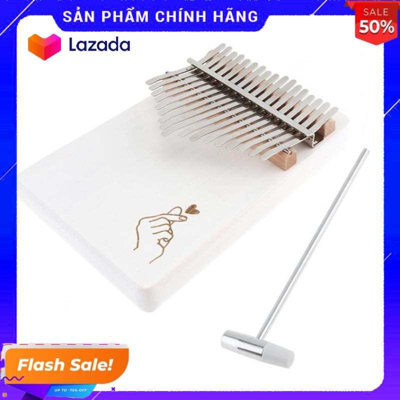 Đàn kalimba 17 phím tặng stick màu và búa chỉnh âm GECKO267