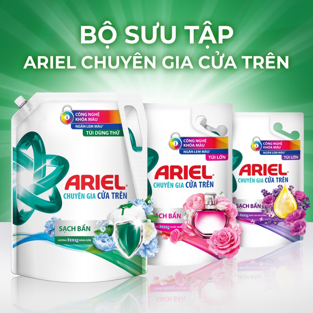 NƯỚC GIẶT ARIEL MATIC 3,2 kg - 3,5 kg (CHO MÁY GIẶT CỬA TRÊN)