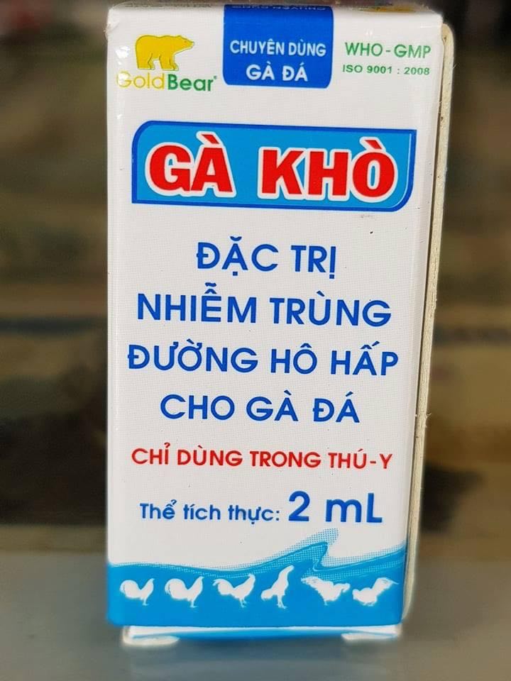 GÀ KHÒ 2ml chuyên dùng cho gà đá