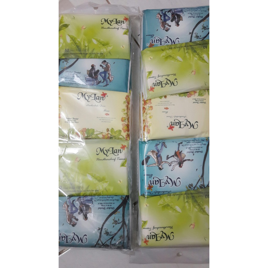 1 Lốc 10 Gói Khăn Giấy My Lan
