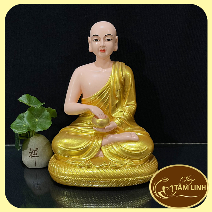 Tượng Thánh Tăng Sivali Tài Lộc - cao 21 cm có nhiều màu TamLinhNgocBao
