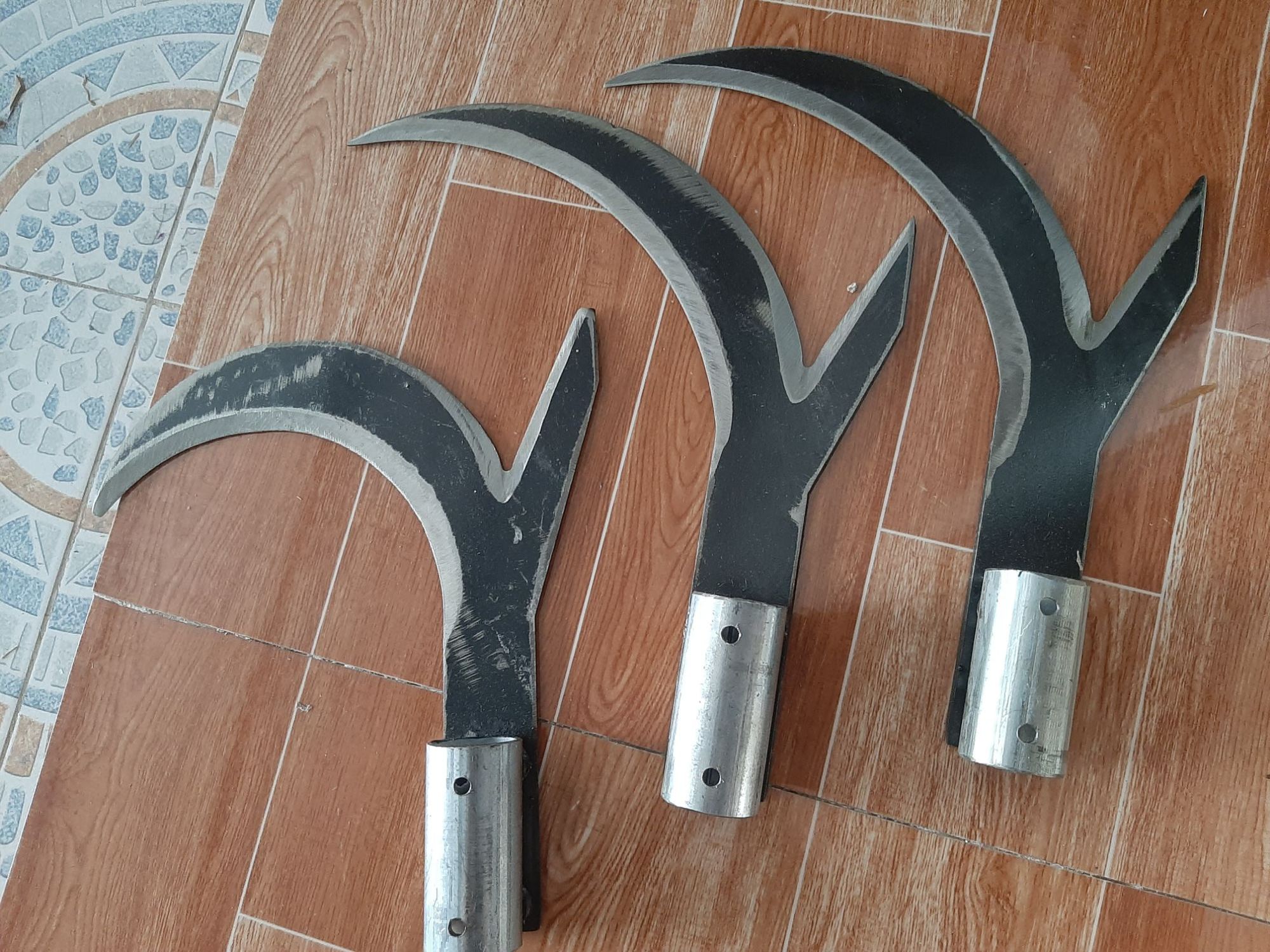 cu liêm phát mía- bắp ( thép dày) dụng cụ làm vườn